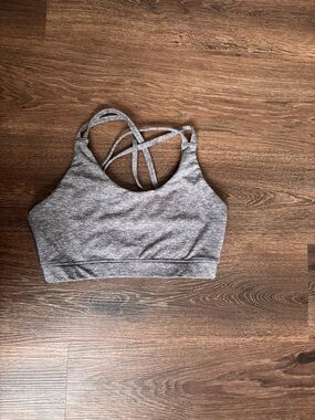 NWOT ASICS Gray Strappy Yoga/running Bra - Women Small